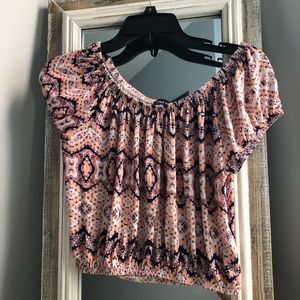 Off the Shoulder Crop Top